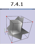 Isosurface topologies for a cell.