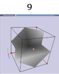 Isosurface topologies for a cell.