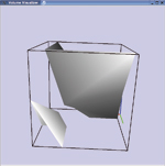 Isosurface in a cell within 1 body saddle point and 1 face saddle point it its bottom face. The right bottom image is the same case than the left bottom one, only the viewpoint changes.