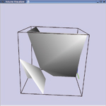 Isosurface in a cell within 1 body saddle point and 1 face saddle point it its bottom face. The right bottom image is the same case than the left bottom one, only the viewpoint changes.