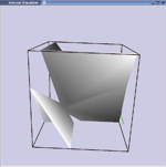 Isosurface in a cell within 1 body saddle point and 1 face saddle point it its bottom face. The right bottom image is the same case than the left bottom one, only the viewpoint changes.