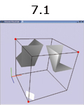 Isosurface topologies for a cell.