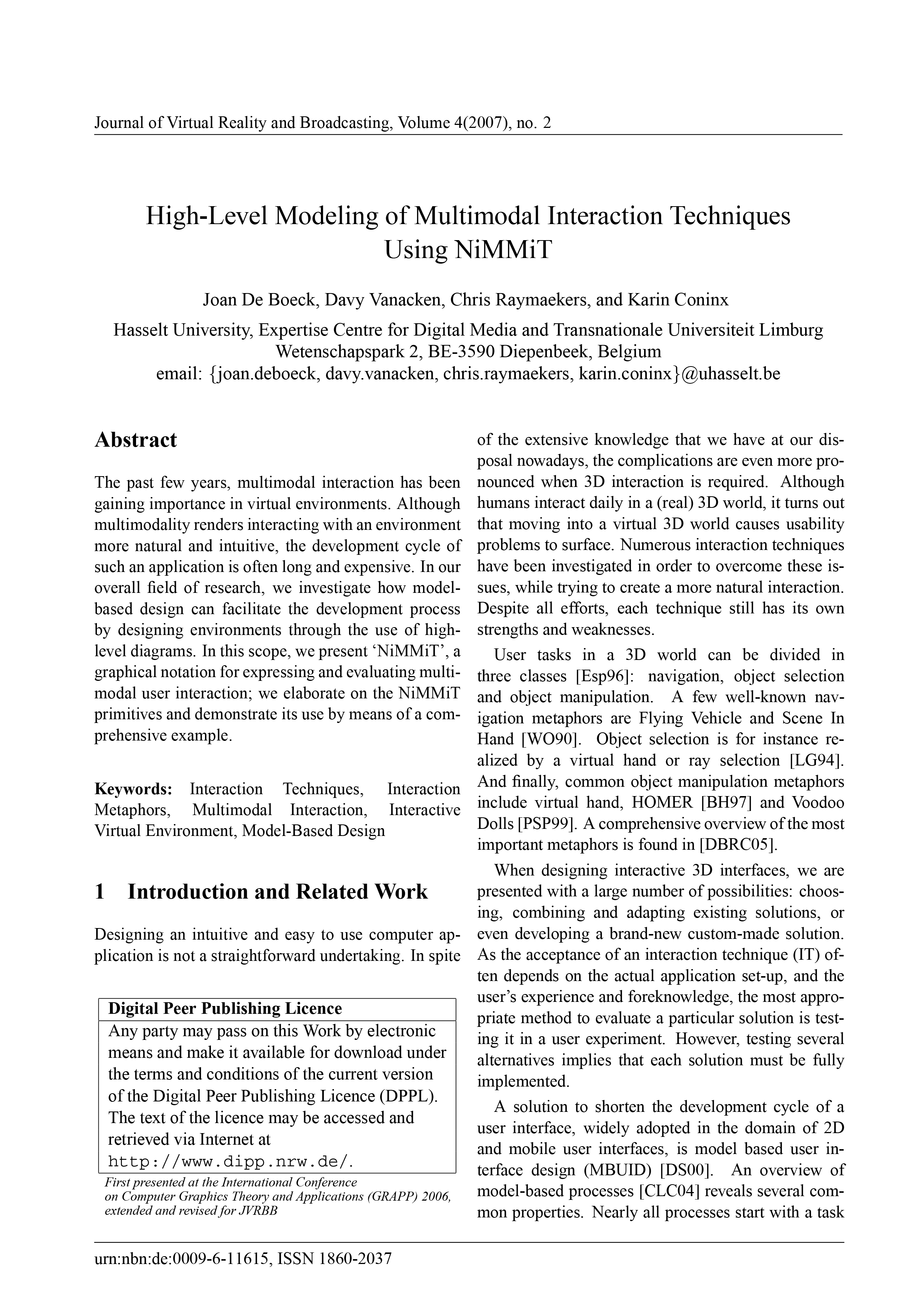 Cover page of article 4.2007.2