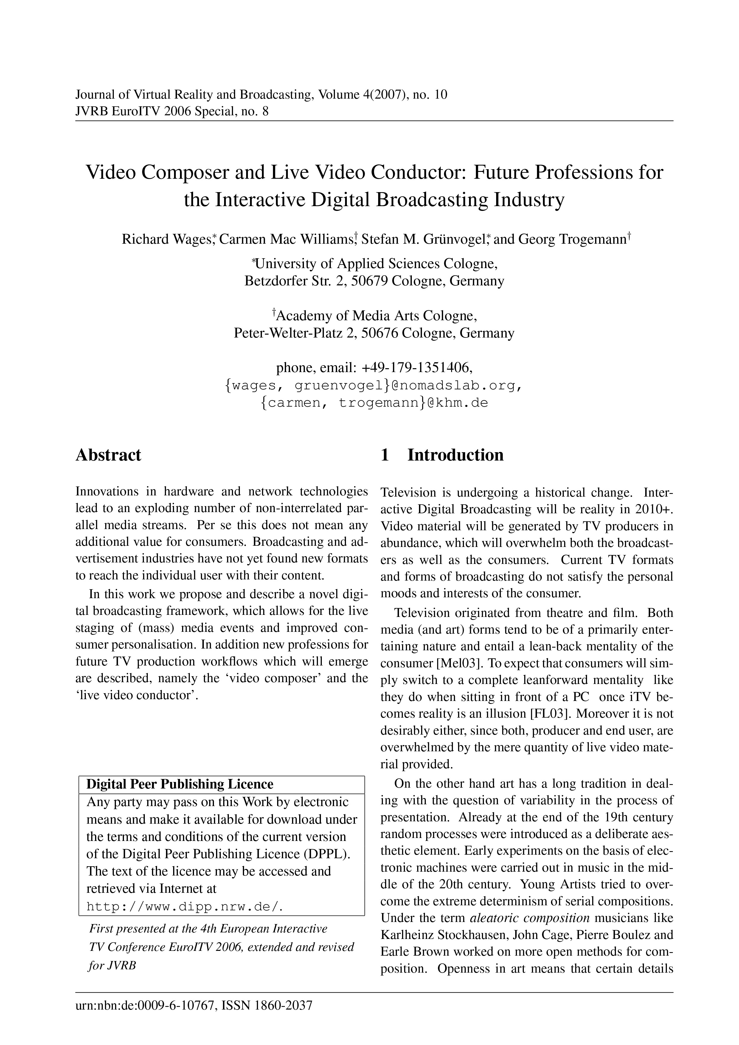 Cover page of article 4.2007.10